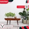 KOTARBAU® 3 pcs. Céramique Bac à fleurs avec soucoupe 3 Voir les images du produit 2