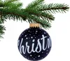 Weihnachtsbaumkugel zum Beschriften 8cm Christbaumschmuck Produktbild-Vorschau 3