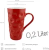 Dubbetasse rot 0,2 L ohne Aufdruck (durchgedubbt) - Produktbild-Vorschau 3