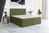 Boxspringbett VAR 160x200 mit 2 Bettkästen, Bonell-Matratze Produktbild-Vorschau 1
