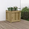 vidaXL Sadzarka 40x40x40 cm impregnowane drewno sosnowe Podgląd zdjęcia produktu 2