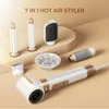 UKLISS 7-in-1 Haarstyler Set – 1400W Warmluftbürste, Weiß, Produktbild-Vorschau 2