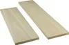 Dekoratives Tablett Holz mit Füßen 65x15x3,5cm hellbraun Produktbild-Vorschau 3