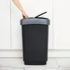 ROTHO Schwingdeckeleimer schwarz/anthrazit, Inhalt: 50 Voir les images du produit 3