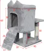 Drapak Fudajo jasnoszary 60 cm z domkiem dla kota, drapak Podgląd zdjęcia produktu 8