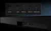 A close-up view of the back panel of a soundbar, highlighting its various input ports, with an overlay diagram detailing each connection. Náhled obrázku produktu