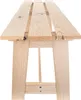 Panchina da parco in legno KADAX senza schienale 119 cm, Anteprima dell’immagine prodotto 9