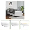 The Living Store Boxspringbett mit Matratze Weiß 90x190 cm Produktbild-Vorschau 9