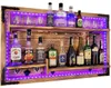 Hängende Wandregal mit LED RGB Beleuchtung bar nach Hause Produktbild-Vorschau 1