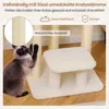 COSTWAY 61 cm tiragraffi piccolo, albero per gatti con Anteprima dell’immagine prodotto 6