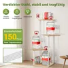 CMYbabee 4 Etagen Hölzern Metall Pflanzenständer Innen Produktbild-Vorschau 5