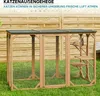 Wiltec Freilaufgehege Katzen 180 x 80 x 111,8 cm mit 3 Produktbild-Vorschau 2