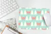 MuchoWow® Mauspad Mousepad Hirsche - Muster - Rosa 27x18 cm Produktbild-Vorschau 5