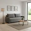 Sofa mit Schlaffunktion und Bettkasten - Moderner Cordstoff Produktbild-Vorschau 4
