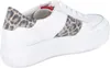 Paul Green Damen Low Sneaker Weiß Beige Leder Textil Animal Produktbild-Vorschau 8