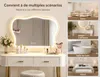 Miroir de salle de bain ZMH avec éclairage, miroir mural Voir les images du produit 9