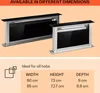 Klarstein Downdraft digestor, výsuvný digestor, tichý Náhľad obrázku produktu 8