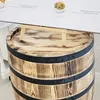 Botte decorativa in legno spazzolato e trattato, 80x50 cm Anteprima dell’immagine prodotto 7