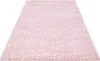 Shaggy Hochflor-Teppich Uni 500 Rosa 80x150 cm Produktbild-Vorschau 8