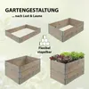 Hochbeet aus Holz 120x80x80 cm Palettenrahmen 4-teilig Produktbild-Vorschau 5