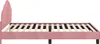 vidaXL Kinderbedframe met hoofdeinde, roze, 90 x 190 cm, Productafbeelding-voorbeeld 6