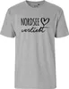 Huuraa Herren T-Shirt Nordsee verliebt S Sport Grey Bio Produktbild-Vorschau 2