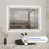 LED Spiegel mit Bluetooth 70×50cm Kalt/Neutral/Warmweiß Produktbild-Vorschau 3