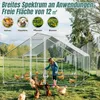 Jayseuw pollaio 3x4x2m Casetta per polli Piccola casetta Anteprima dell’immagine prodotto 6