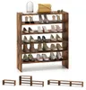 COSTWAY, scaffale per scarpe in legno, organizer per Anteprima dell’immagine prodotto 1