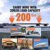 Černé příčníky střešního nosiče, kompatibilní s Jeep Grand Náhled obrázku produktu 4