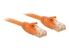 Lindy 48111, 7,5 m, Cat6, U/UTP (UTP), RJ-45, RJ-45, Orange Produktbild-Vorschau 1