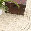 TT Home Wohnzimmer Teppich Jute Rund Modern Boho Ethno Produktbild-Vorschau 3