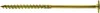 Holzschrauben Mit Torx-Bund Gelb Verzinkt 6*160Mm T30 - 100 Produktbild-Vorschau 1