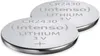Two silver coin cell batteries are shown against a white background. Anteprima dell’immagine prodotto