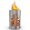 Feuertonne - Lagerfeuertonne - Feuerkorb mit Leuchtturm Produktbild-Vorschau 6