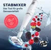 GOURMETmaxx Stabmixer mit Messbecher - weiß/grau Produktbild-Vorschau 2