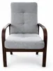Fotel Nordic Comfort wypoczynkowy salon drewno orzech Podgląd zdjęcia produktu 2