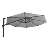 Lesli Living Sonnenschirm Ampelschirm "Virgo Flex" Grey ø Produktbild-Vorschau 2