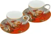 Set van 2 kopjes en schoteltjes - V. van Gogh, rozen en Productafbeelding-voorbeeld 8