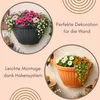 Blumentopf Wand Wandvase Wandblumentopf Blumentopf Produktbild-Vorschau 3