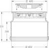 Scarmaxx KG tubo DN400 con 2x camera di ispezione DN160 Anteprima dell’immagine prodotto 5