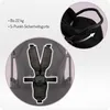 Close-up views of a stroller's safety harness and handle. Anteprima dell’immagine prodotto
