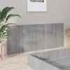 vidaXL Čelo postele Grey Sonoma 200x1,5x80 cm odvodený Náhľad obrázku produktu 4