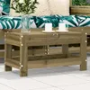 vidaXL Tabouret de jardin 62x30x32 cm Bois de pin imprégné Voir les images du produit 2
