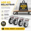 4er Transportrollen & Schwerlastrollen - mit Bremse - Produktbild-Vorschau 2