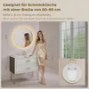 S'AFIELINA miroir salle de bain LED 60 cm rond, tactile, Voir les images du produit 2