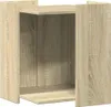 vidaXL Katzenklo Schwarz 42x42x51 cm Holzwerkstoff Produktbild-Vorschau 16