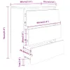 vidaXL Sideboard Sonoma-Eiche 60x35x76 cm Holzwerkstoff -  Produktbild-Vorschau 7