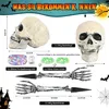 Svietiaca dekorácia na Halloween – kostra, záhradná Náhľad obrázku produktu 5