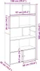The Living Store Bücherregal Sonoma-Eiche 100x36x189 cm Produktbild-Vorschau 7